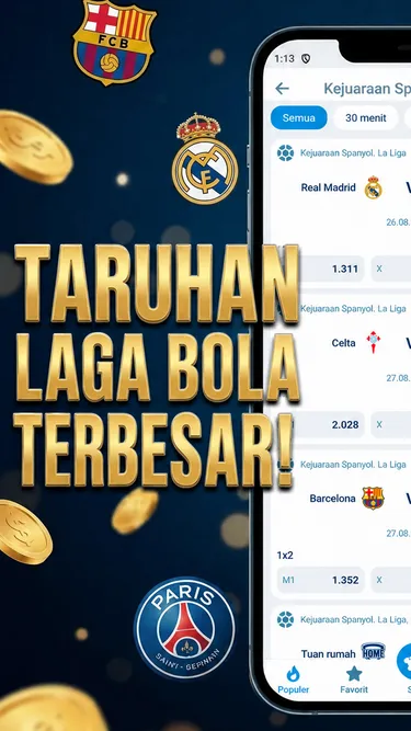 1XBet Sepak Bola Screenshot