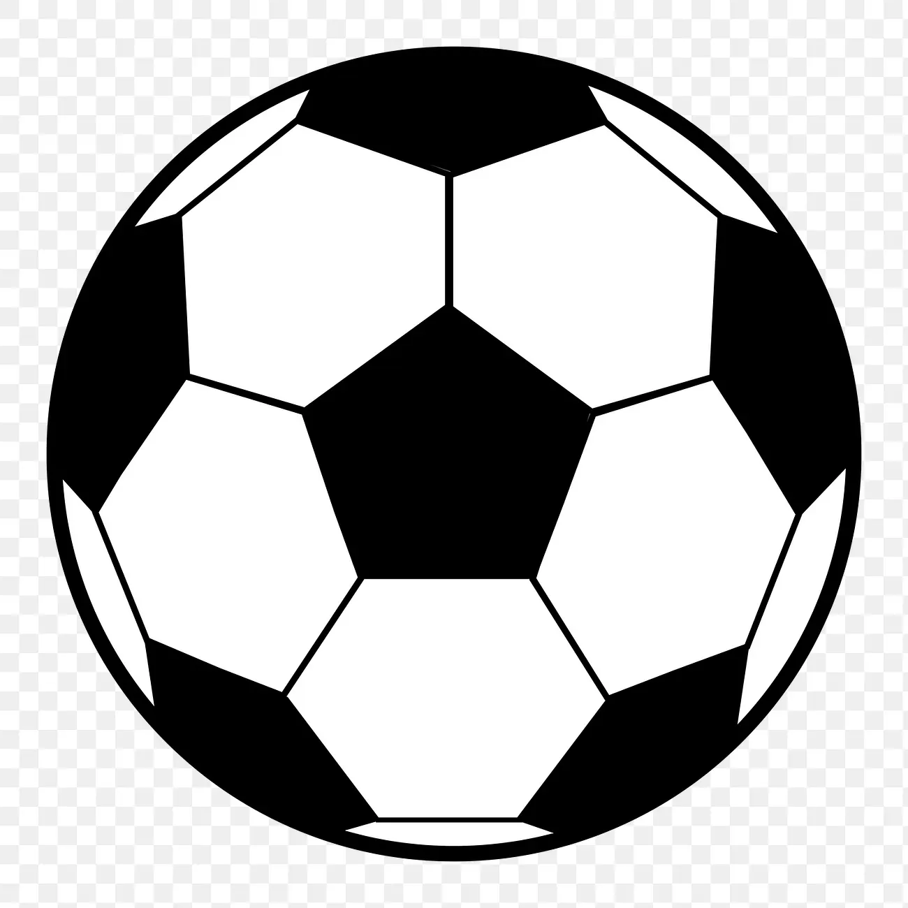 Bola futsal di permukaan lapangan